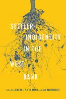 Settler-Indigeneity in the West Bank
 9780228019534