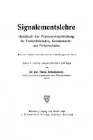 Signalementslehre: Handbuch der Personenbeschreibung für Polizeibehörden, Gendarmerie- und Polizeischulen [2. Aufl., Reprint 2021]
 9783112607305, 9783112607299
