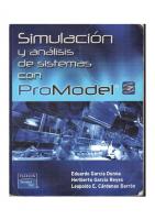 SIMULACION Y ANALISIS DE SISTEMAS CON PROMODEL [1 ed.]
 9702607736