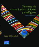 Sistemas de comunicación digitales y analógicos [Séptima edición.]
 9786074428780, 6074428786