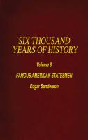 Six Thousand Years of History [8]