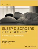 Sleep disorders in neurology: a practical approach [Second edition]
 9781118777268, 1118777263