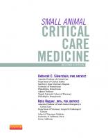 Small Animal Critical Care Medicine [2 ed.]
 9781455703067