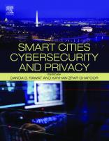 Smart Cities Cybersecurity and Privacy
 0128150327, 9780128150320