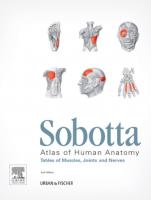 Sobotta Atlas of human anatomy. Tables of muscles, joints, and nerves [1st ed]
 9780723434917, 0723434913