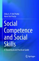 Social Competence and Social Skills: A Theoretical and Practical Guide
 3030701263, 9783030701260