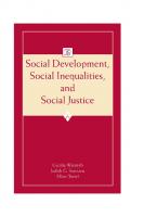 Social Development, Social Inequalities, and Social Justice 
 0805858687, 9780805858686, 9781410618832