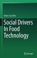 Social Drivers In Food Technology [1st ed.]
 9783030503734, 9783030503741