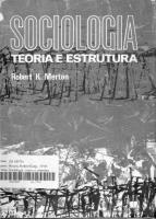Sociologia: teoria e estrutura