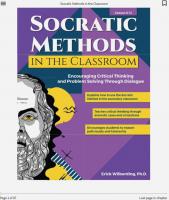 Socratic Methods in the Classroom: Encouraging Critical Thinking and Problem Solving Through Dialogue
 1618218697, 9781618218698