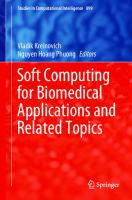 Soft Computing for Biomedical Applications and Related Topics [1st ed.]
 9783030495350, 9783030495367