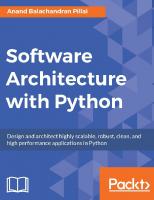Software Architecture with Python
 1786468522, 9781786468529