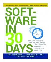 Software in 30 Days: How Agile Managers Beat the Odds, Delight Their Customers, and Leave Competitors in the Dust [1. ed.]
 1118206665, 9781118206669