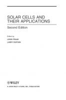 Solar Cells and Their Applications  [2 ed.]
 0470446331, 9780470446331