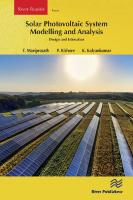 Solar Photovoltaic System Modelling and Analysis (River Publishers Series in Power) [1 ed.]
 8770040907, 9788770040907