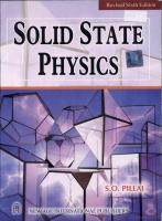 Solid State Physics [6th Revised]
 9788122416824, 8122416829