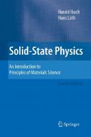 Solid-State Physics: An Introduction to Principles of Materials Science [4 ed.]
 3540938044, 9783540938040