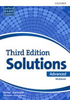 Solutions Advanced Workbook [Third ed.]
 9780194520652