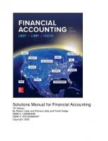 Solutions Manual for Financial Accounting [10th ed.]
 9781259964947,  1259964949