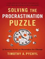 Solving the Procrastination Puzzle: A Concise Guide to Strategies for Change [Illustrated]
 0399168125, 9780399168123