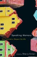Speaking Memory: How Translation Shapes City Life
 9780773548596