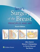 Spear's Surgery of the Breast: Principles and Art
 9781496397027, 1496397029