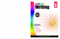 Spectrum writing. Grade 6
 9781483814902, 1483814904