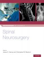 Spinal Neurosurgery [1 ed.]
 2018029143, 9780190887773