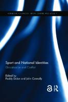 Sport and National Identities: Globalisation and Conflict
 9781138697768, 9781315519135