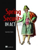 Spring Security in Action [1 ed.]
 1617297739, 9781617297731