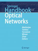 Springer Handbook of Optical Networks
 9783030162498, 9783030162504