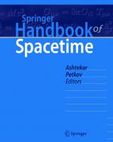 Springer Handbook of Spacetime (Springer Handbooks)
 9783642419911, 9783642419928, 3642419917