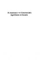 St. Maximus the Confessor's "Questions and Doubts"
 9781501755354