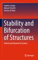 Stability and Bifurcation of Structures: Statical and Dynamical Systems
 3031275713, 9783031275715