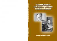 Stalin Exonerated. Fact-Checking the Death of Solomon Mikhoels
 9798218243876