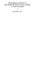 Standard Edition of the Complete Psychological Works of Sigmund Freud [15 (1915-1916)]
 0 7012 0067 7