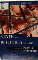 State and Politics in India
 0195639502, 9780195639506