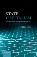 State Capitalism: Why SOEs Matter and the Challenges They Face
 019284959X, 9780192849595