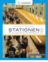 Stationen: Ein Kursbuch für die Mittelstufe [4 ed.]
 0357029941, 9780357029947