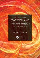 Statistical and Thermal Physics: An Introduction [2 ed.]
 2021005852, 9780367461348, 9780367464103, 9781003028604