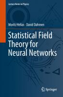 Statistical Field Theory for Neural Networks [1st ed.]
 9783030464431, 9783030464448