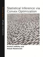 Statistical Inference via Convex Optimization
 9780691200316