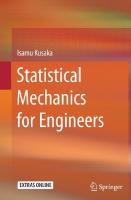 Statistical Mechanics for Engineers
 9783319150185, 3319150189