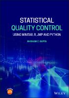 Statistical Quality Control: Using MINITAB, R, JMP and Python [1 ed.]
 1119671639, 9781119671633