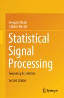 Statistical Signal Processing: Frequency Estimation [2nd ed.]
 9789811562792, 9789811562808