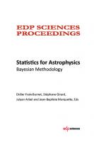 Statistics for Astrophysics: Bayesian Methodology
 9782759822751, 9782759817290