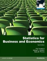 Statistics for business and economics
 9780132745659, 9780273767060, 0273767062, 0132745658