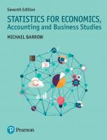 Statistics for economics, accounting and business studies [7. edition]
 9781292118703, 9781292118741, 9781292182490, 1292118709
