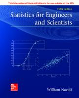 Statistics for Engineers and Scientists [5 ed.]
 1260547884, 9781260547887