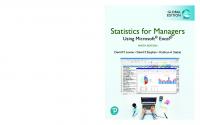 Statistics for Managers Using Microsoft Excel [RENTAL EDITION] [9 ed.]
 0135969859, 9780135969854